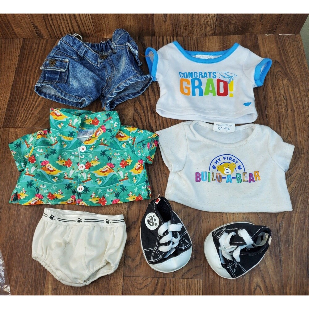 Disney Frozen Olaf Hawaiian Shirt Shoes Denim Shorts Tshirt Build A Bear Outfits